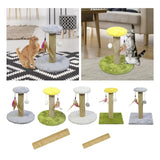 Cat Scratching Post Premium Sisal Rope Scratcher Scratch Post Protecting Your Furniture Durable Climbing for Small Cats Kittens